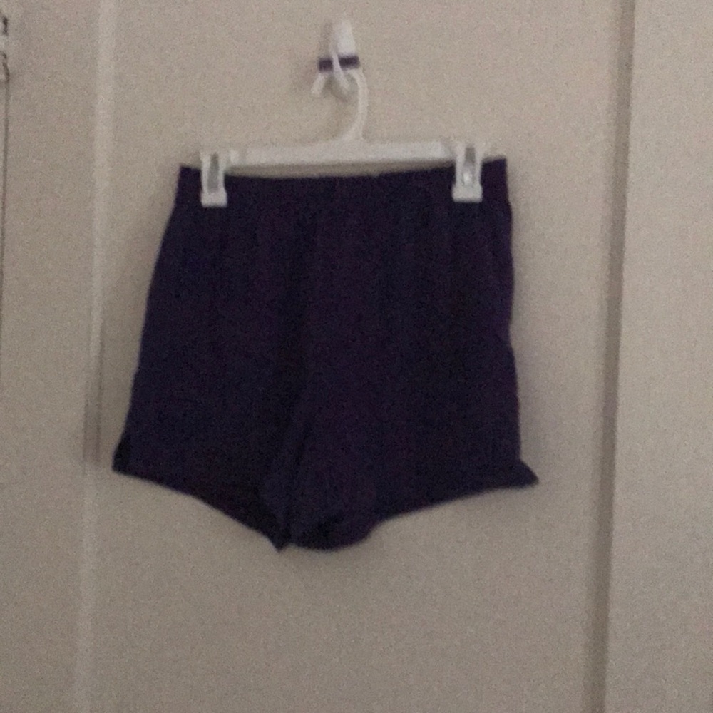 Purple shorts